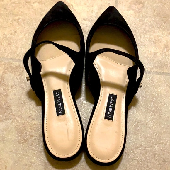 Nine West flat mules Sz 8 - Picture 4 of 5
